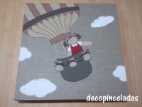 Globo con niña 30x30cm (39,95€)